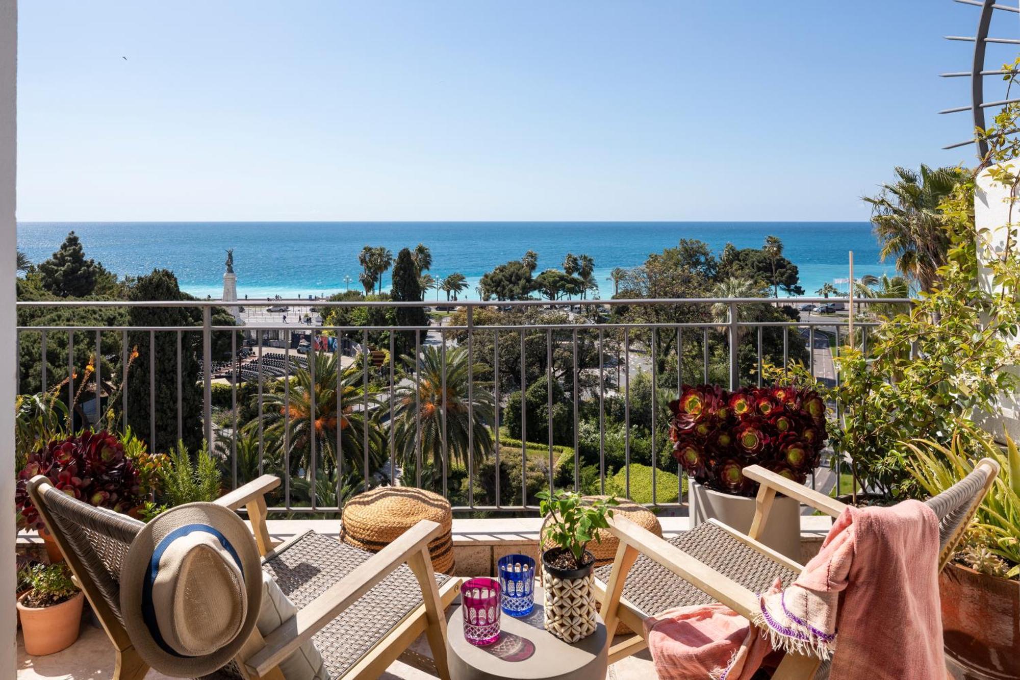 Unique Sea View Apartment, Center, 100M2 Nice Exteriér fotografie