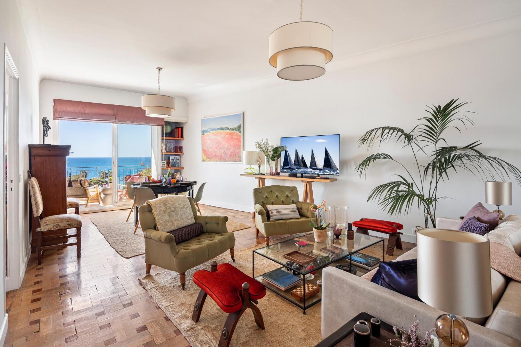 Unique Sea View Apartment, Center, 100M2 Nice Exteriér fotografie