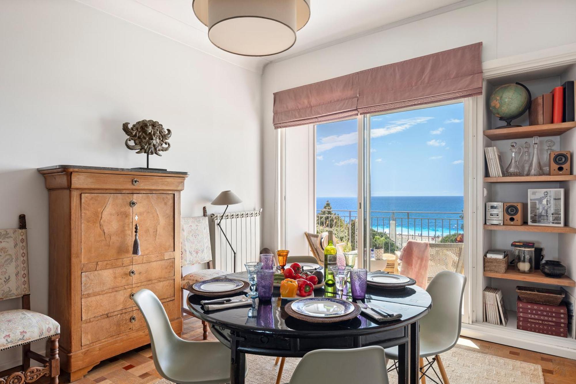 Unique Sea View Apartment, Center, 100M2 Nice Exteriér fotografie